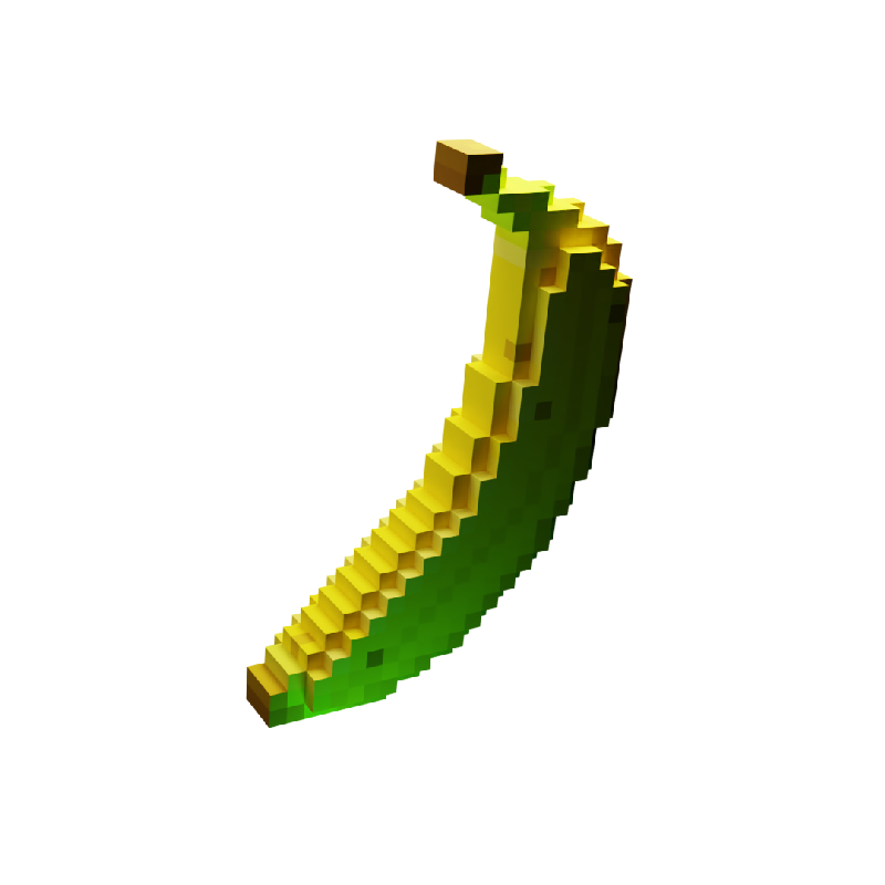 El Salvador Banana - 3D Crypto Banana Countries NFT